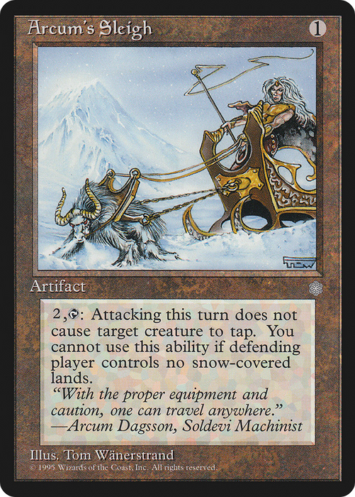 Arcum's Sleigh (ICE-309) - uncommon