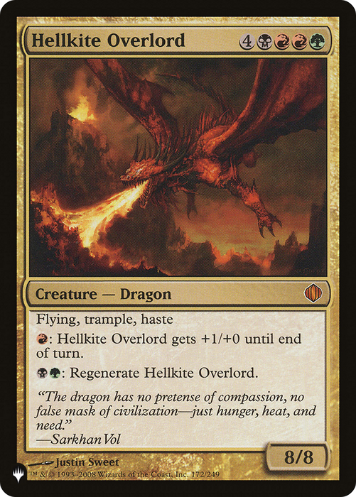 Hellkite Overlord (LIST-ALA-172) - mythic