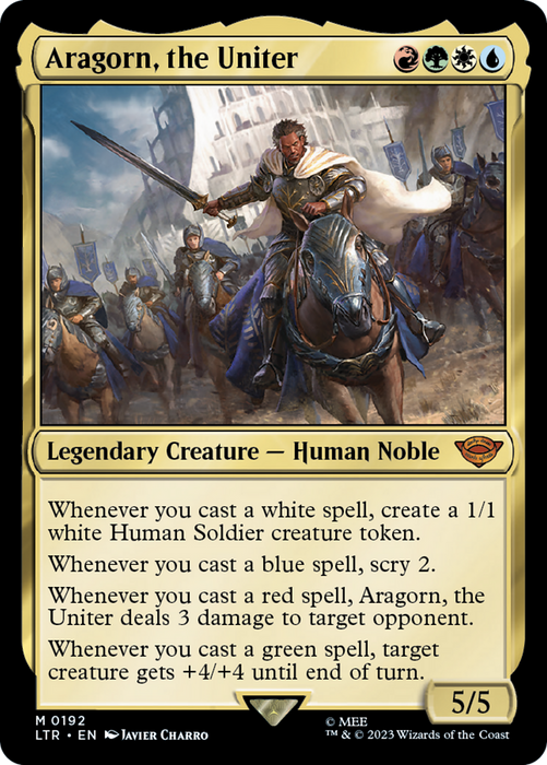 Aragorn, the Uniter (LTR-192) - mythic - Foil