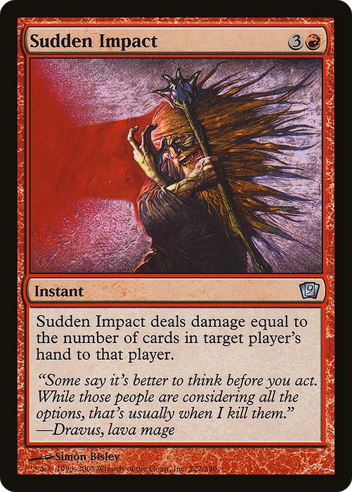 Sudden Impact (9ED-222★) - uncommon - Foil