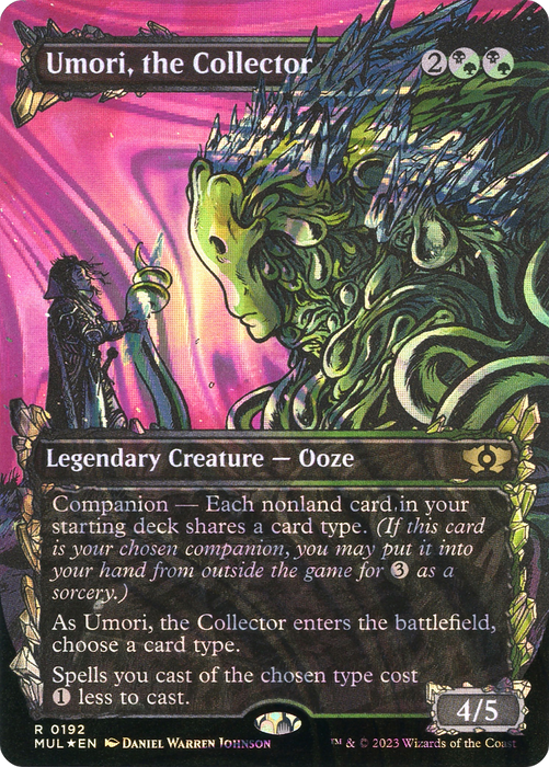 Umori, the Collector (MUL-192) - rare: (Showcase) (Borderless) - Foil