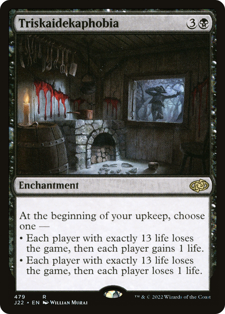 Triskaidekaphobia (J22-479) - rare