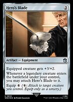 Hero's Blade (WHO-832) - uncommon - Foil