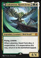 Lukamina, Hawk Form (HBG-17W) - mythic