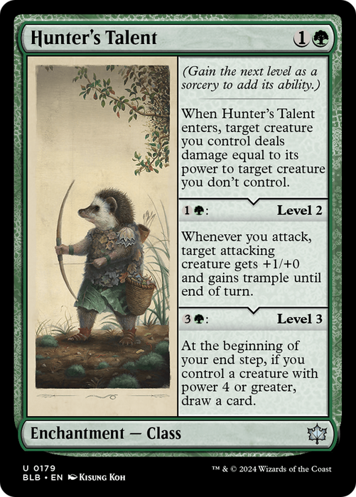 Hunter's Talent (BLB-179) - uncommon