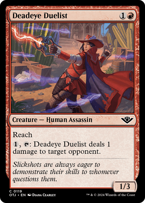 Deadeye Duelist (OTJ-119) - common - Foil