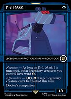 K-9, Mark I (WHO-1128) - rare: (Showcase) (Borderless) - Foil