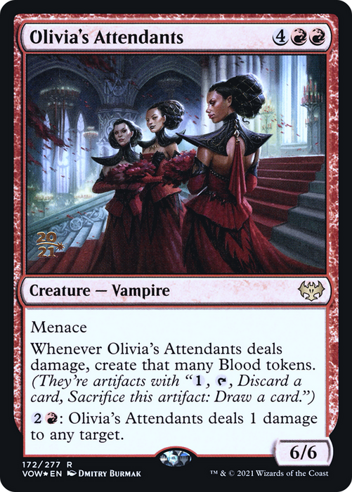 Olivia's Attendants (PRE-172S) - rare - Foil