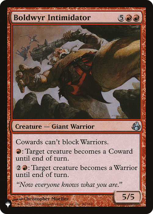 Boldwyr Intimidator (LIST-MOR-86) - uncommon