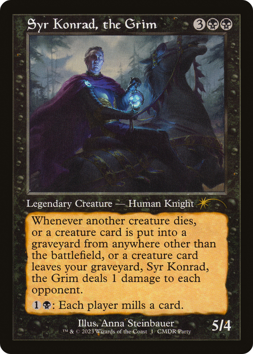 Syr Konrad, the Grim (WPN-005) - rare - Foil