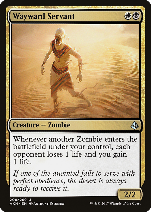 Wayward Servant (AKH-208) - uncommon