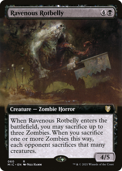 Ravenous Rotbelly (MIC-060) - rare: (Extended Art)
