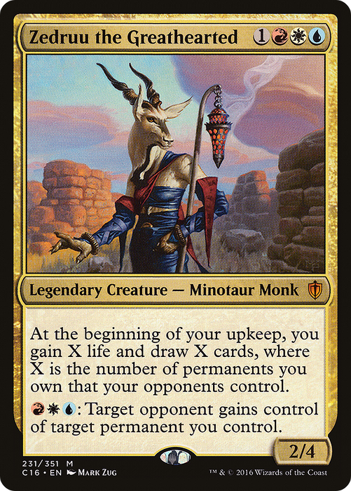 Zedruu the Greathearted (C16-231) - mythic