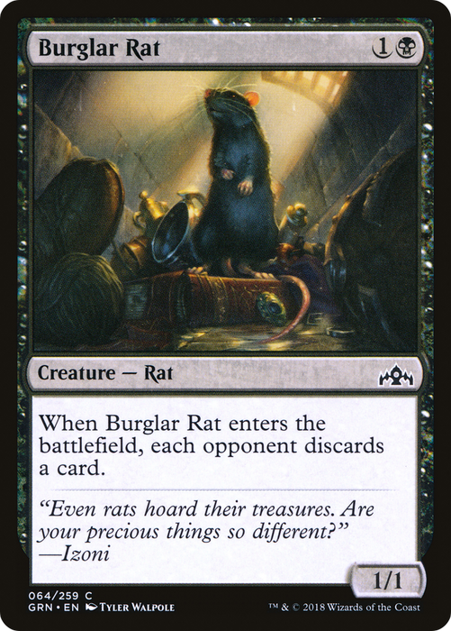 Burglar Rat (GRN-064) - common - Foil