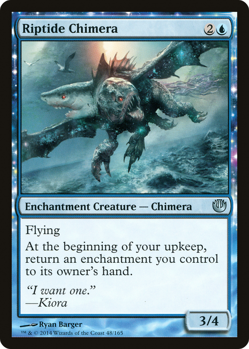 Riptide Chimera (JOU-048) - uncommon: (enchantment)