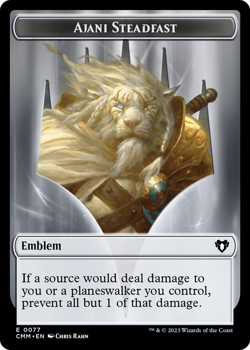Ajani Steadfast Emblem (TCMM-077) - common