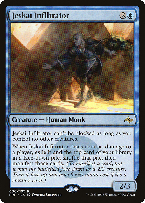 Jeskai Infiltrator (FRF-036) - rare - Foil