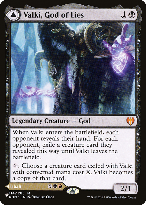 Valki, God of Lies // Tibalt, Cosmic Impostor (LIST-KHM-114) - mythic