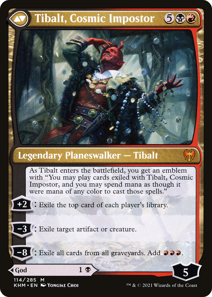 Valki, God of Lies // Tibalt, Cosmic Impostor (LIST-KHM-114) - mythic