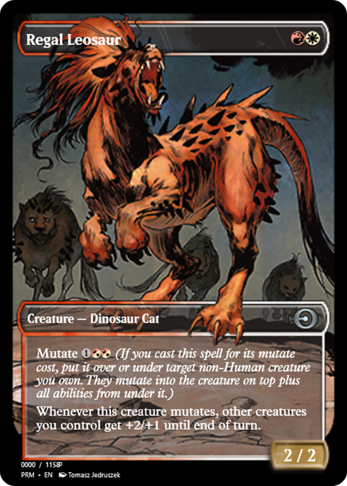 Regal Leosaur (PRM-80967) - uncommon