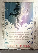 Sword of the Animist (SLD-1642★) - rare (Borderless) - Foil