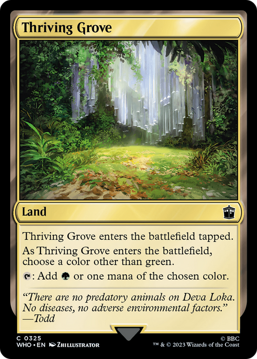 Thriving Grove (WHO-325) - common - Foil