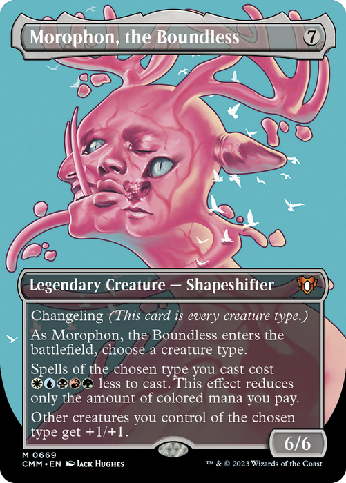 Morophon, the Boundless (CMM-669) - mythic (Borderless)