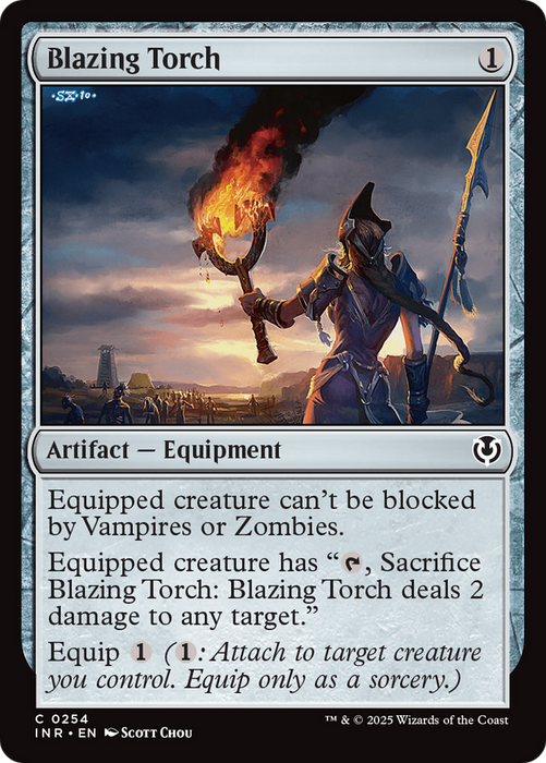 Blazing Torch (INR-254) - common - Foil