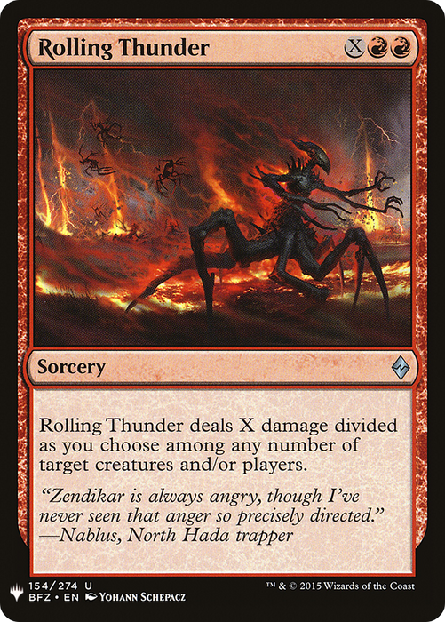 Rolling Thunder (LIST-BFZ-154) - uncommon