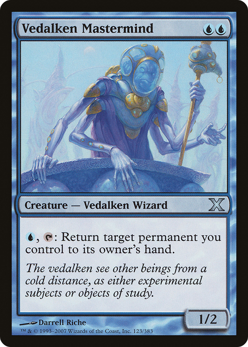 Vedalken Mastermind (10E-123) - uncommon - Foil