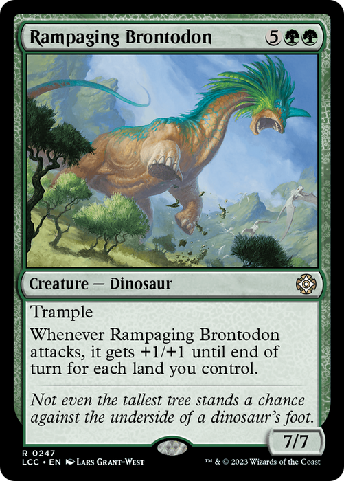 Rampaging Brontodon (LCC-247) - rare