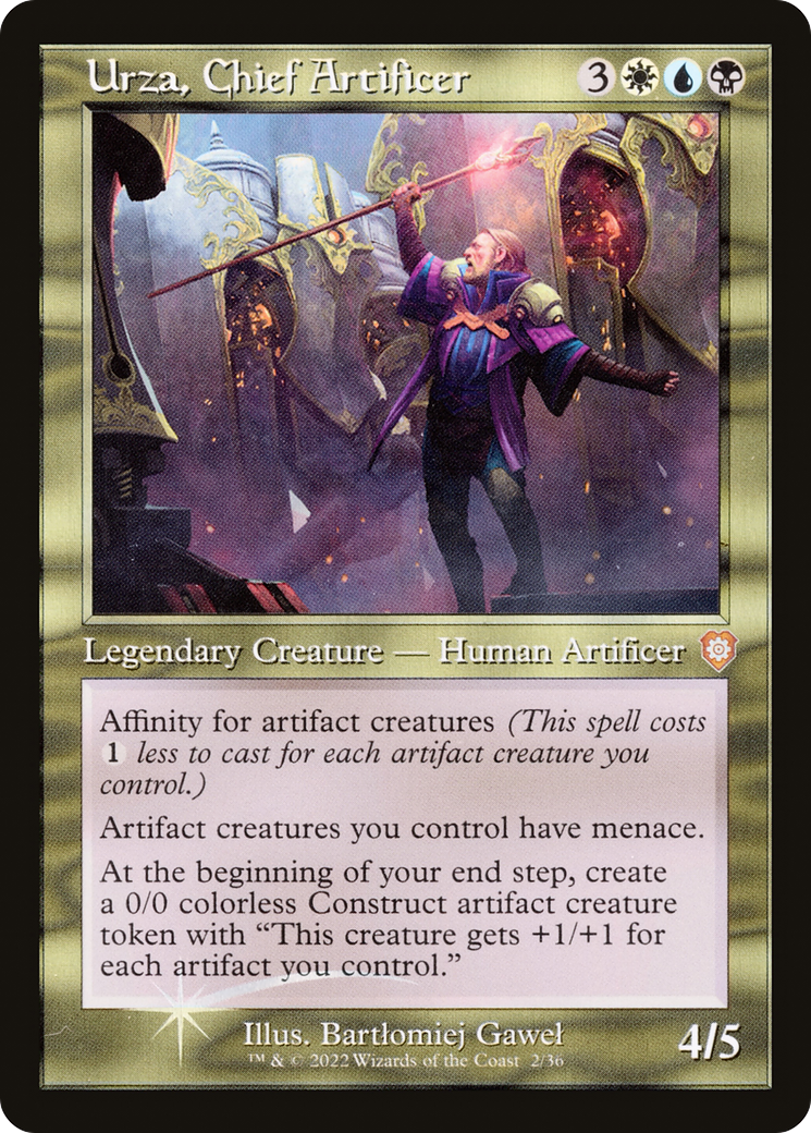 Urza, Chief Artificer (BRC-002) - mythic - Foil