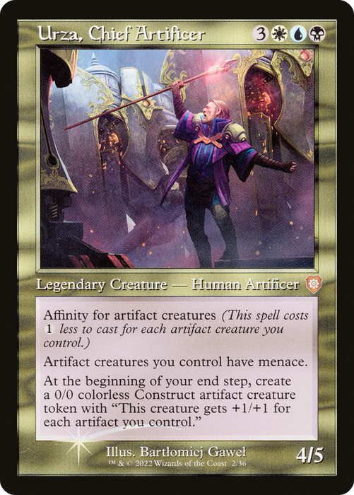 Urza, Chief Artificer (BRC-002) - mythic