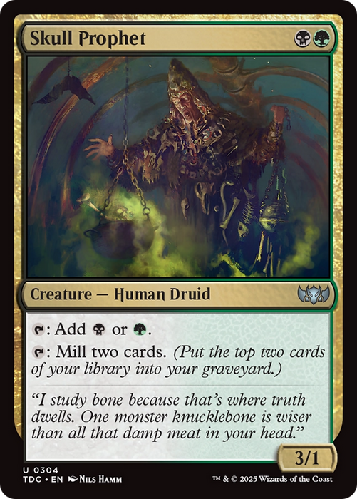Skull Prophet (TDC-304) - uncommon