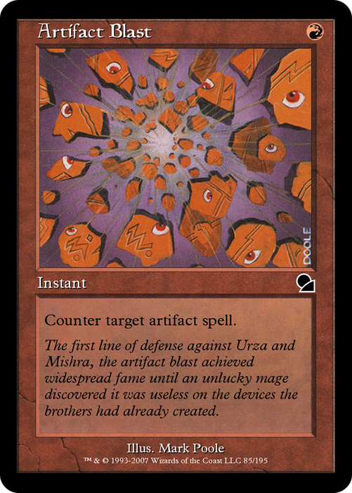 Artifact Blast (ME1-085) - common - Foil
