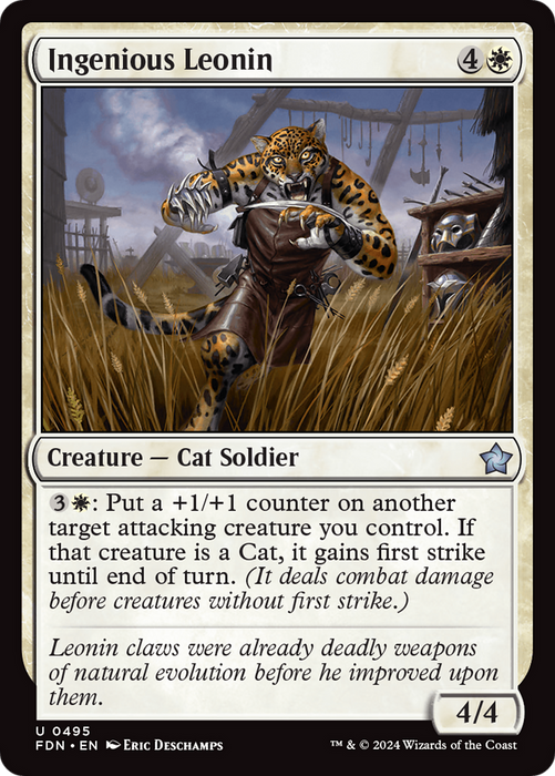 Ingenious Leonin (FDN-495) - uncommon