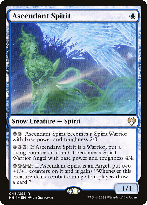 Ascendant Spirit (KHM-043) - rare: (snow)