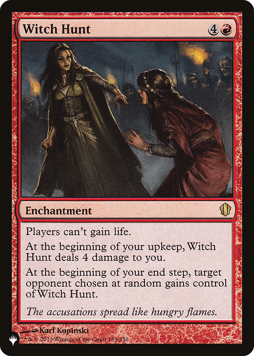 Witch Hunt (LIST-C13-133) - rare