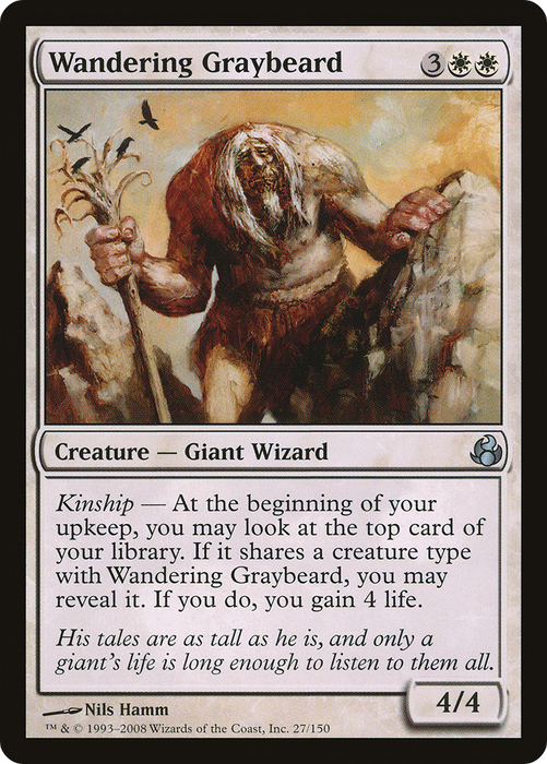 Wandering Graybeard (MOR-027) - uncommon - Foil