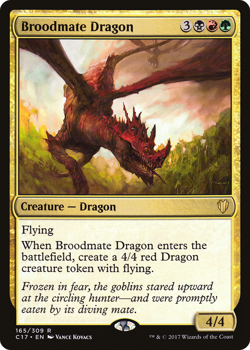 Broodmate Dragon (C17-165) - rare