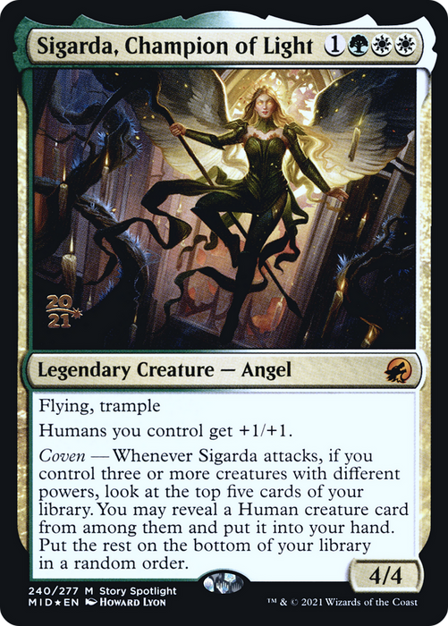 Sigarda, Champion of Light (PRE-240S) - mythic - Foil