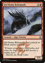 Qal Sisma Behemoth (DTK-149) - uncommon - Foil
