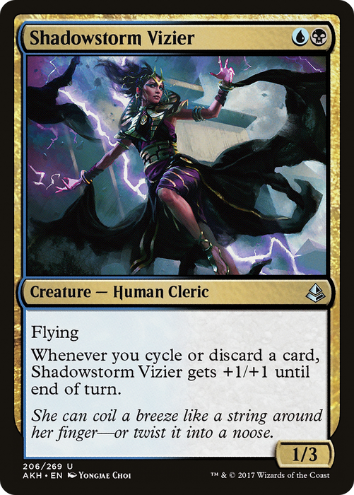 Shadowstorm Vizier (AKH-206) - uncommon