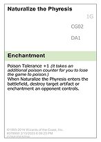 Naturalize the Phyresis (UNK-CG02A) - common