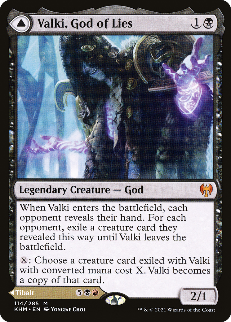 Valki, God of Lies // Tibalt, Cosmic Impostor (KHM-114) - mythic - Foil