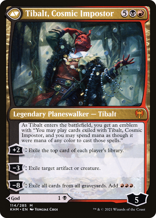 Valki, God of Lies // Tibalt, Cosmic Impostor (KHM-114) - mythic