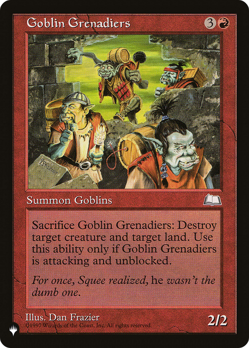 Goblin Grenadiers (LIST-WTH-104) - uncommon