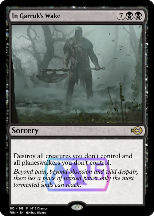In Garruk's Wake (PRM-53828) - rare - Foil