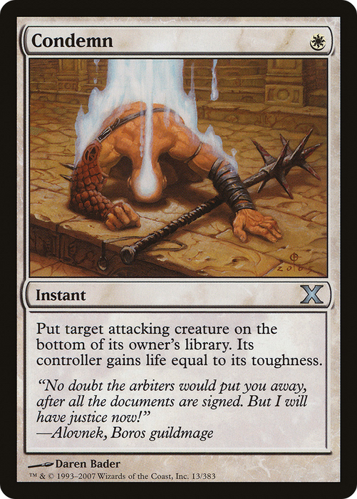 Condemn (10E-013) - uncommon