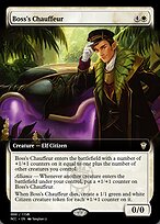 Boss's Chauffeur (PRM-99943) - rare - Foil